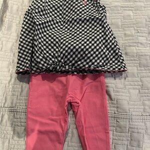 Calvin Klein Black and Pink Kids Matching Set